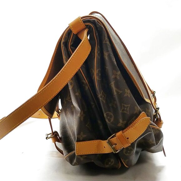 Louis Vuitton Saumur 43 Brown Monogram Shoulder Bag mon895-101525